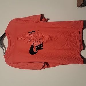 Men's Nike Air Jordan coral graphic t-shirt, size XXL
